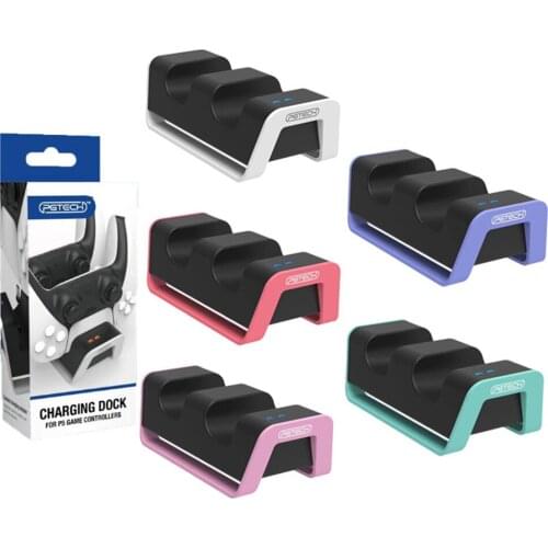 For PS5 Wireless Controller Dock Charger For PS5 Game Controller Charging Base For PS5 Dual Handle Dual Charger