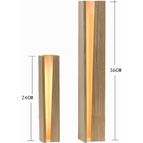 G-shape Simple Pine Wood Desk Lamp 24-36cm For Home Decoration Continuously Adjustable Table Night Light