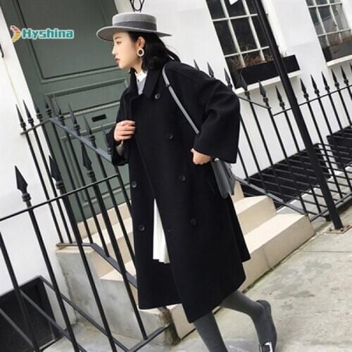 Hyshina Womens Long Coats
