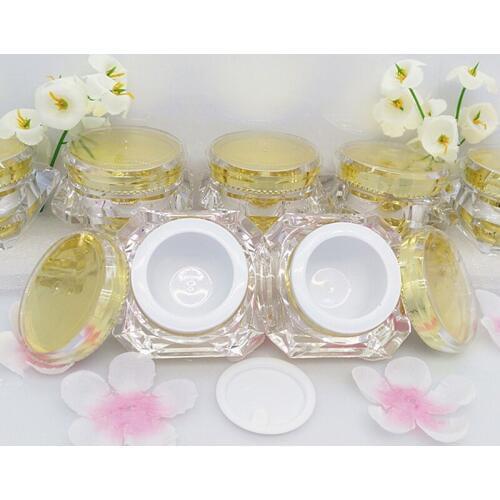 5g 10g 15g Diamond Shape Cream Box Acrylic Diamond Cream Bottle Plastic Makeup Packing Cream Jars Cosmetic Packaging F018