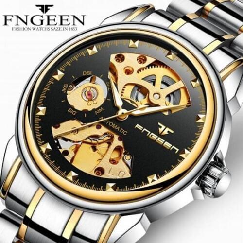Mens Watch FNGEEN Mechanical Waterproof Business Man Watch Ultra Thin Mens Watch Relogio Masculino 2020