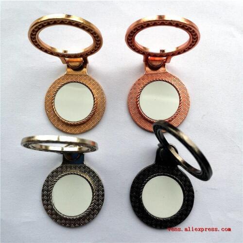 New sublimation blank ring button hot transfer printing blank material consumables supplier 15pieces/lot