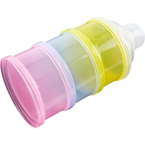 3 Layers Portable Baby Food Storage Box Essential Cereal Infant Milk Powder Box Toddle Snacks Container