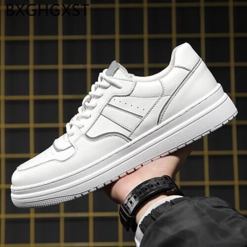 Casual Shoes Men Italian Man Shoes Leather Genuine Luxury Sneakers Fashion Designer Shoes Men 2020 Leather Sneakers Ayakkabi