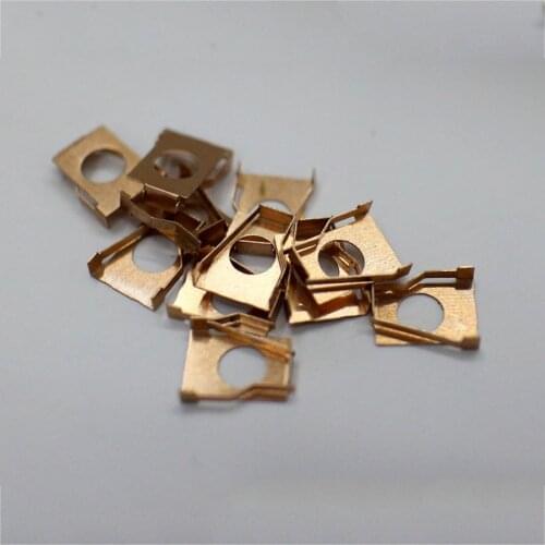 HO Scale 1/87 Train Hook Shrapnel 12Pcs/Lot Train General Accessories Coupler Copper Sheet