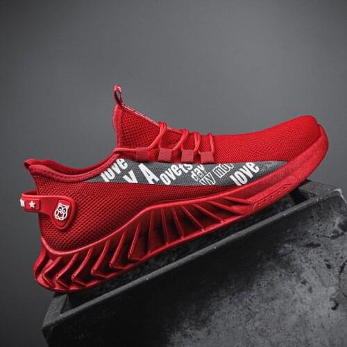 Summer Mens Shoes Casual Thick-soled Mens Blade White Shoes Trendy Shoes Autumn Breathable Running Large Size Sports Shoes