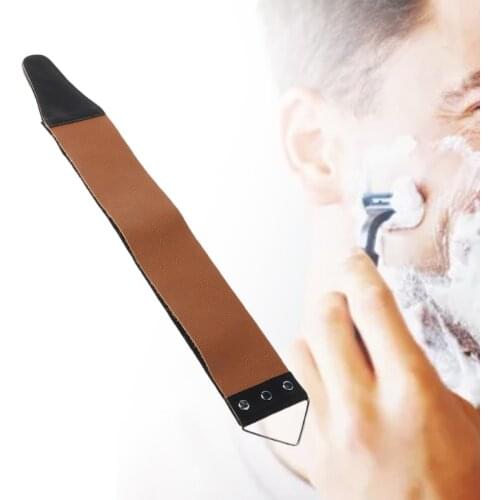 1pc Canvas Leather Sharpening Strop for Barber Open Straight Razor Sharpening Shave