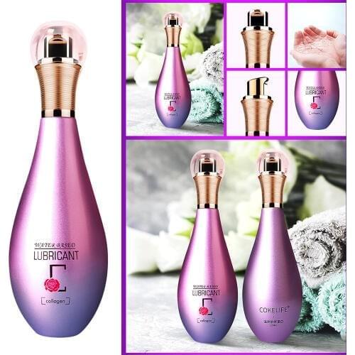 120ml Lubricants Collagen Water Based Sex Lube Anal Vaginal Smooth Sexual Lubrication Anti Dry Anti Pain Lubricant Gel Love Oil