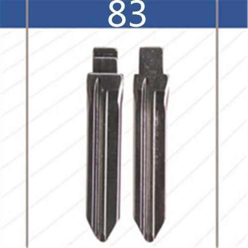 2 Pcs Uncut Replacement Car Key Blade for CITROEN Flip Key No.83 Blank Car Key Blade