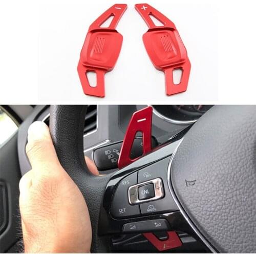 2PCS Car Steering Wheel Extension Shift Paddle Shifter for VW Volkswagen Golf 7 7.5 MK7 Accessories 2015-2019 Car Styling