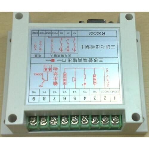3 in 8 Out Optocoupler Isolation Serial IO Transistor Controller with Shell Label (NPN Output)