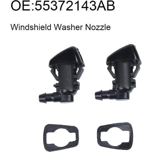 55372143AB Windshield Washer Nozzle Jet Front 68260443AA for Jeep Grand Cherokee 2011 2012 2013 2014 2015 OEM 55079049AA