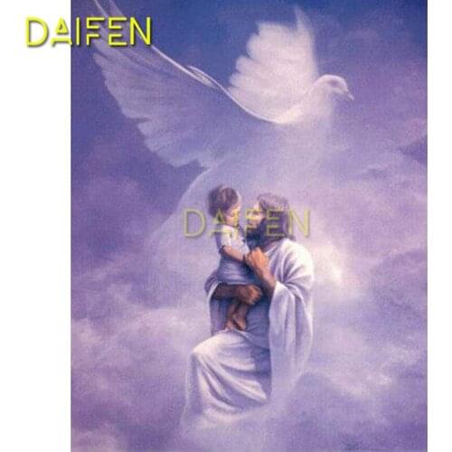 5D DIY Diamond painting Full Round Diamond embroidery Cross stitch Full Square Diamond mosaic Jesus god angle pigeon