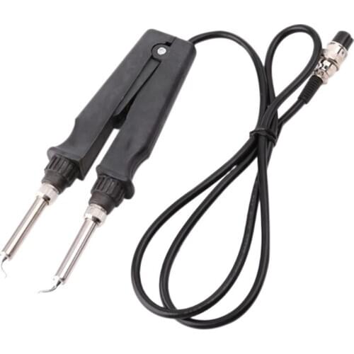 902 Esd Smd Double Soldering Iron Tweezer Handle Clip Heating Plier Soldering Station Accessories -Kb