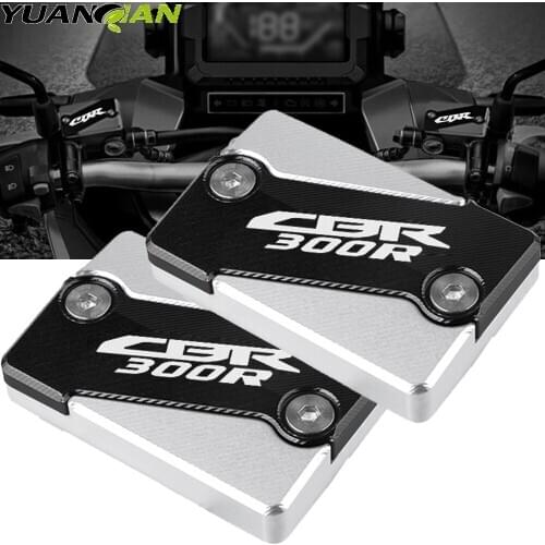 Aluminum Front brake Fluid Tank Reservoir Cover oil Cap FOR HONDA CB300F CBR300R CBR 300R 2015 2016 2017 Motorcycle accessories