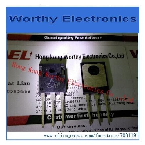 Free shipping 10pcs/lot=5pair NJW21194 / NJW21193 21194 21193 TO-3P