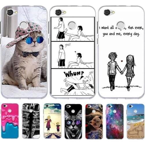 A Patterned Case for ZTE Blade A6 A 6 5.2 inch Soft TPU Case Phone Back Cover for ZTE Blade A6 Lite Case Cartoon