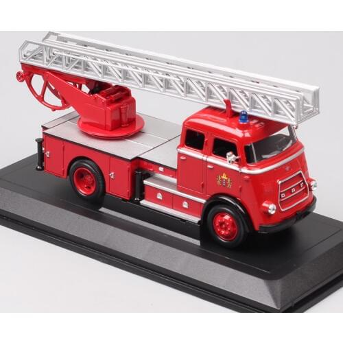 Kids 1/43 Road Signature 1962 DAF A1600 FIRE ENGINE Truck Vehicles Scale Diecast Car Toy Miniatures Model Acrylic Box Collection