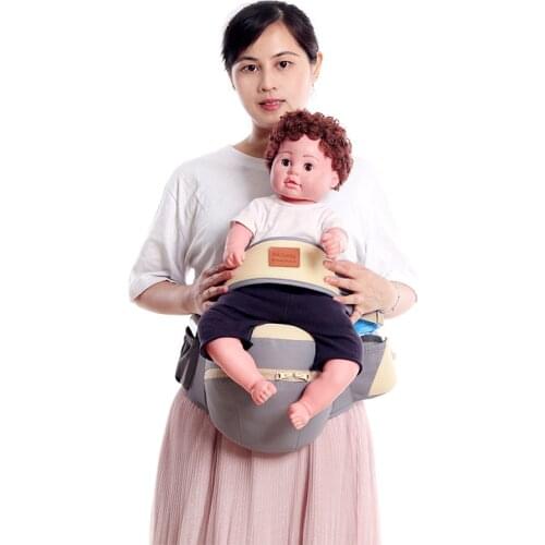 Baby Labor-saving Multifunctional Sling Infant Breathable Four Seasons Universal Storage Widen Belt Waist Stool with Sling