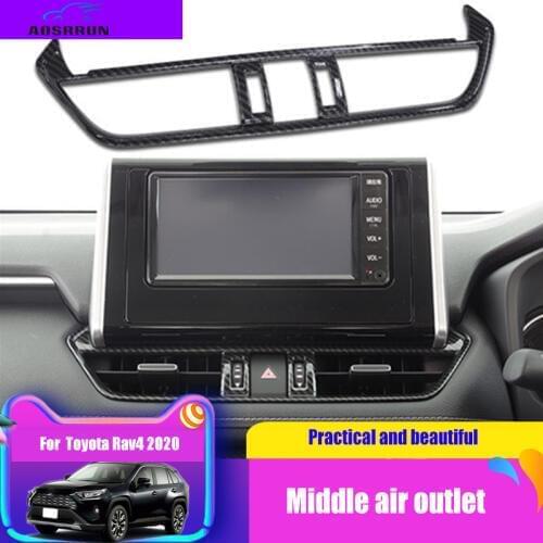 For Toyota RAV4 RAV 4 XA50 2019 2020 Car Accessories Air outlet decoration in the center console