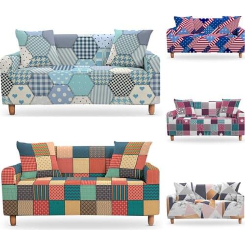 Elastic Geometric Sofa Covers for Living Room Elastic Spandex Couch Cover Stretch Slipcovers tramo funda de sofá mariposa