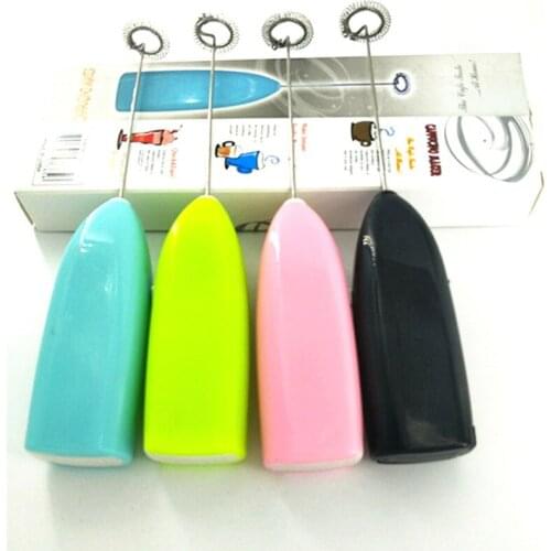 Electric Handheld Household Kitchen Milk Frother Mini Practical Egg Beater Stainless Steel Coffee Tea Mixer Kitchen Egg Tools