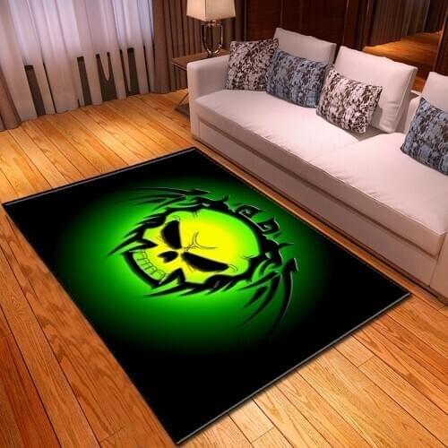 Terror Skulls Pattern Large Carpets for Living Room Bedroom Area Rugs Skull 3D Printed Carpet Coffee table Mats Home Decor Rug