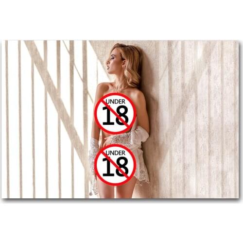 Beautiful Model Canvas Prints Unframed Painting Wall Art Poster For Living Room Decor