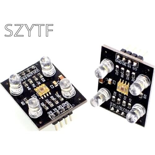 TCS230 TCS3200 Color Recognition Sensor Detector Module DC 3-5V Input Color Sensor Color Recognition Module for Arduino DIY