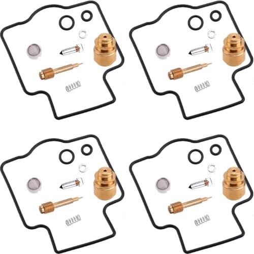 4 Sets Motorcycle Carburetor Repair Rebuild Seal Kit Fit For Yamaha YZF600R 1997-2001 2002 2003 2004 2005 2006 2007 Accessories