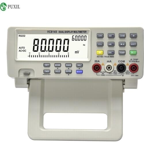 Desktop Digital Multimeter VC8145 High Precision Dual Display Multimeter