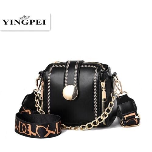 Solid Color PU Leather Crossbody Bags For Women 2020 Lock Shoulder Simple Bag Travel Small Handbags and Purse Free Shipping