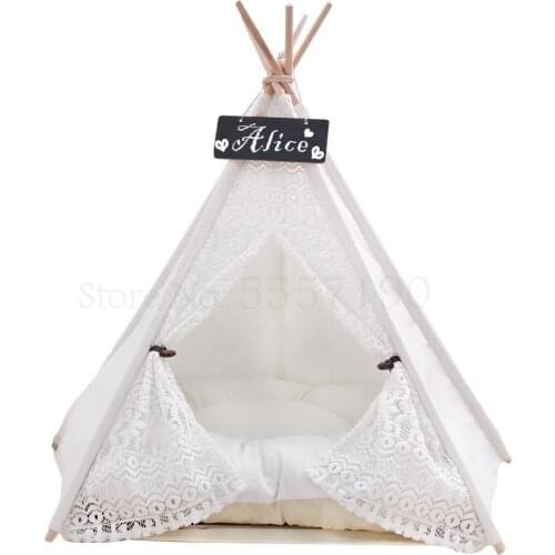 Cats Kennel: All Season, Summer, Closed Pet Tent, Detachable And Washable, Medium And Small Dogs, Ins Net, Red Dogs Kenne