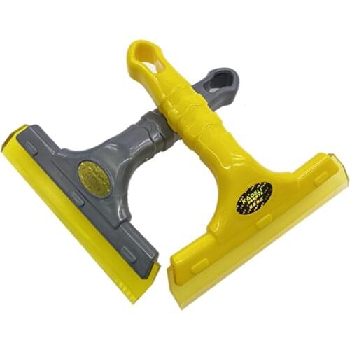 Home Car Water Wiper Squeegee Car Window Mirror Glass Clean Shower Wiper Tool Plastic Handle Silicone Scrapers K70