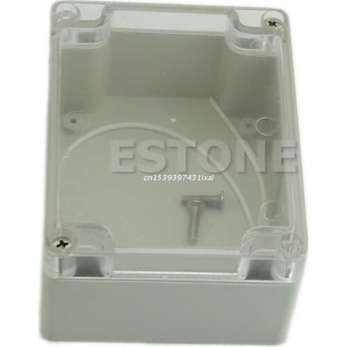 Plastic Waterproof Clear Cover Electronic Project Box Enclosure Case 115x90x55MM Dropship