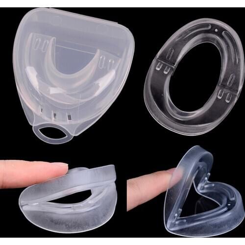 Transparent Stop Snoring Anti Snore Mouthpiece Apnea Guard Bruxism Tray Sleeping Aid Mouthguard Health Sleeping Health Care Tool