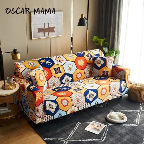 Nordic Scandinavian African Morocco Modern Living Room Corner Sofa Covers Armchairs 2 3 4 Places Extensible With Elastic L Shape
