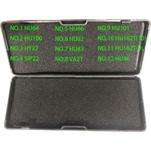 CHKJ Locksmith 2 in1 Tool HU66 HU83 HU92 HY22 HU100 HU101 HU64 HU162T(10)(9) HU46 for lishi Auto Locksmith Tools For All Types