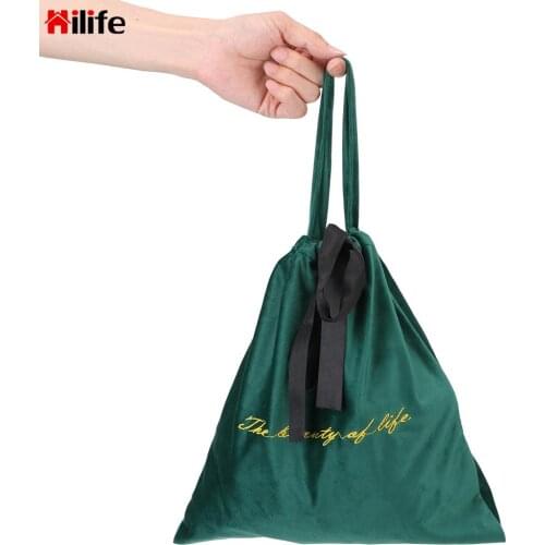 Wedding Souvenir Bag Velvet Drawstring Pouch Storage Bags Gift Makeup Packaging Pouches Dutch Fleece Skin-friendly