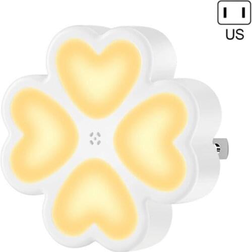 Plug-in LED Night Light Sensor US EU Plug Emergency Lantern Smart Indoor Lighting Bedroom Corridor Human Body Induction Light