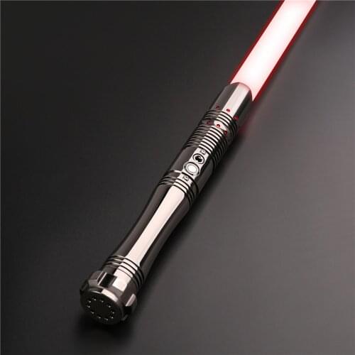 CIELTAN Dueling Lightsaber RGB FOC 1inch Removable Blade Infinite Color 6 Sets Soundfont Blaster Halloween Cosplay Brinquedos