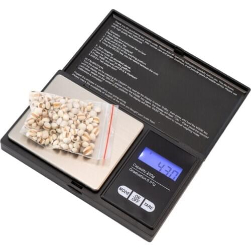 High Accuracy Backlight Electric Pocket Precise LCD Mini Digital Scale 1Pcs 200G-0.01G For Jewelry Gram Weight For Kitchen
