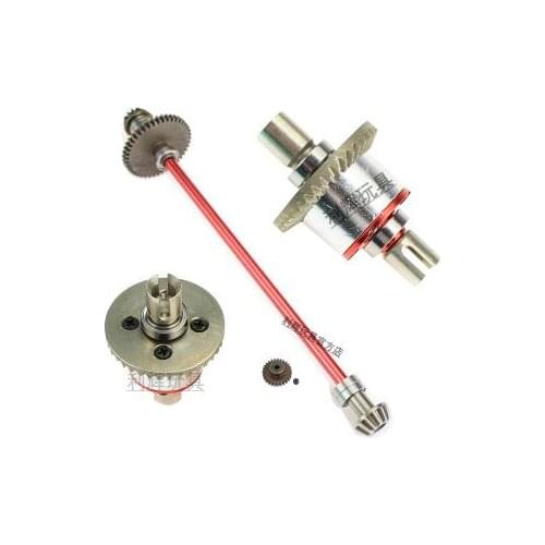 WLtoys 144001 RC Car spare parts Upgrade metal differential Reduction gear Central drive shaft Motor gear