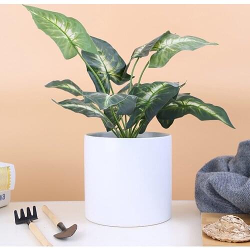 Golden Vase Nordic Plating Ceramic Vase Flower Pot Home Wedding Room Decoration Luxury Plant Pot