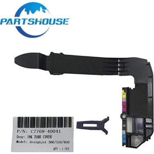 1Sets Original New Upper Cover of Ink Tube C7770-60286 C7769-40041 C7769-60256 Designjet for HP500 500+ 800 Tube Cover+lock