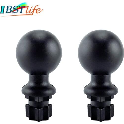 2X Nylon Kayak Ram Mount Base Track Mounting Base for Ram Fishing Rod Rack Pole Holder Kayak Canoe Boat Sailboats Accessories