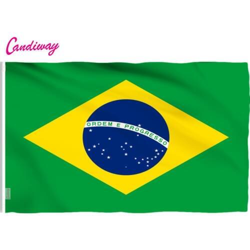 3ftx5ft Brazil Flag 150x90cm custom flag banner national flags Super-Poly Indoor/Outdoor Brasil FLAG Country Banner