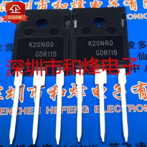 5PCS K20N60 TO-247 100% New&original