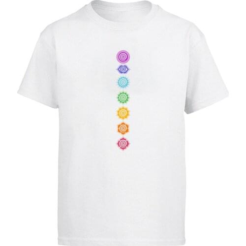 New mens Buddhism 7 Chakras Printed Graphic T-Shirt Casual Men Short Sleeve Harajuku Streetwear Oversized Men clothing