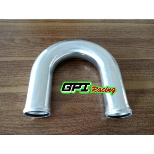 GPI Aluminum Turbo Intercooler Pipe Tube Tubing L=600mm NEW 80mm 3 1/8" 180 Degree
